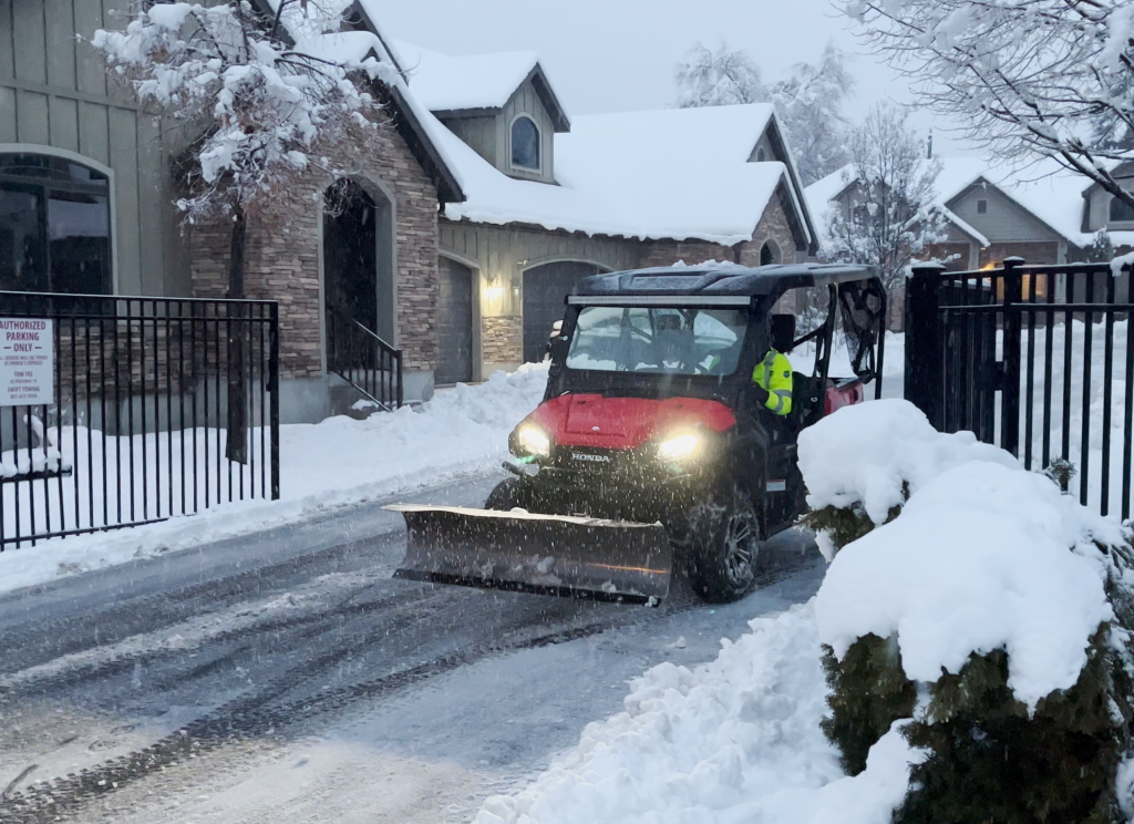 snow removal, snow plow, shoveling, salting, utah county, salt lake county